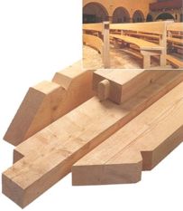 wood cut by Lignamatic CNC