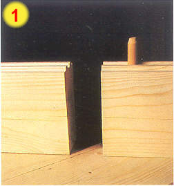 Showing end cut